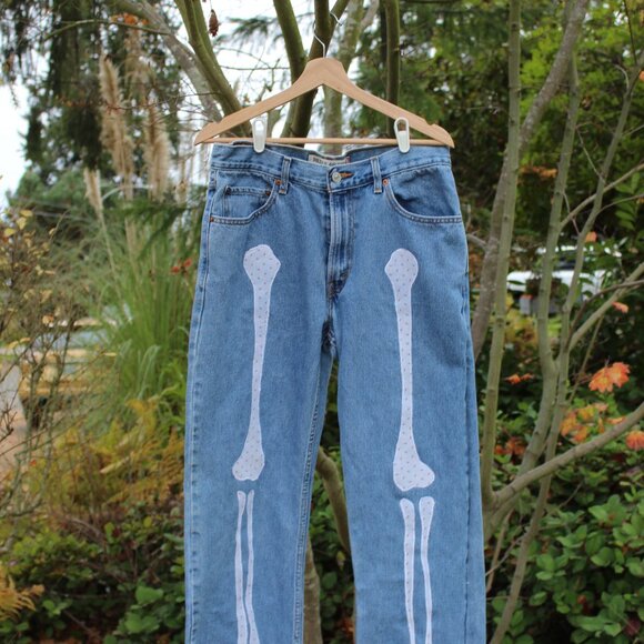 Upcycled Levi's Jeans - Picture 5 of 8